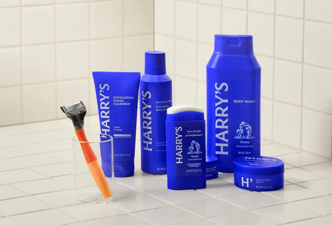 Logo and branding for Harry's